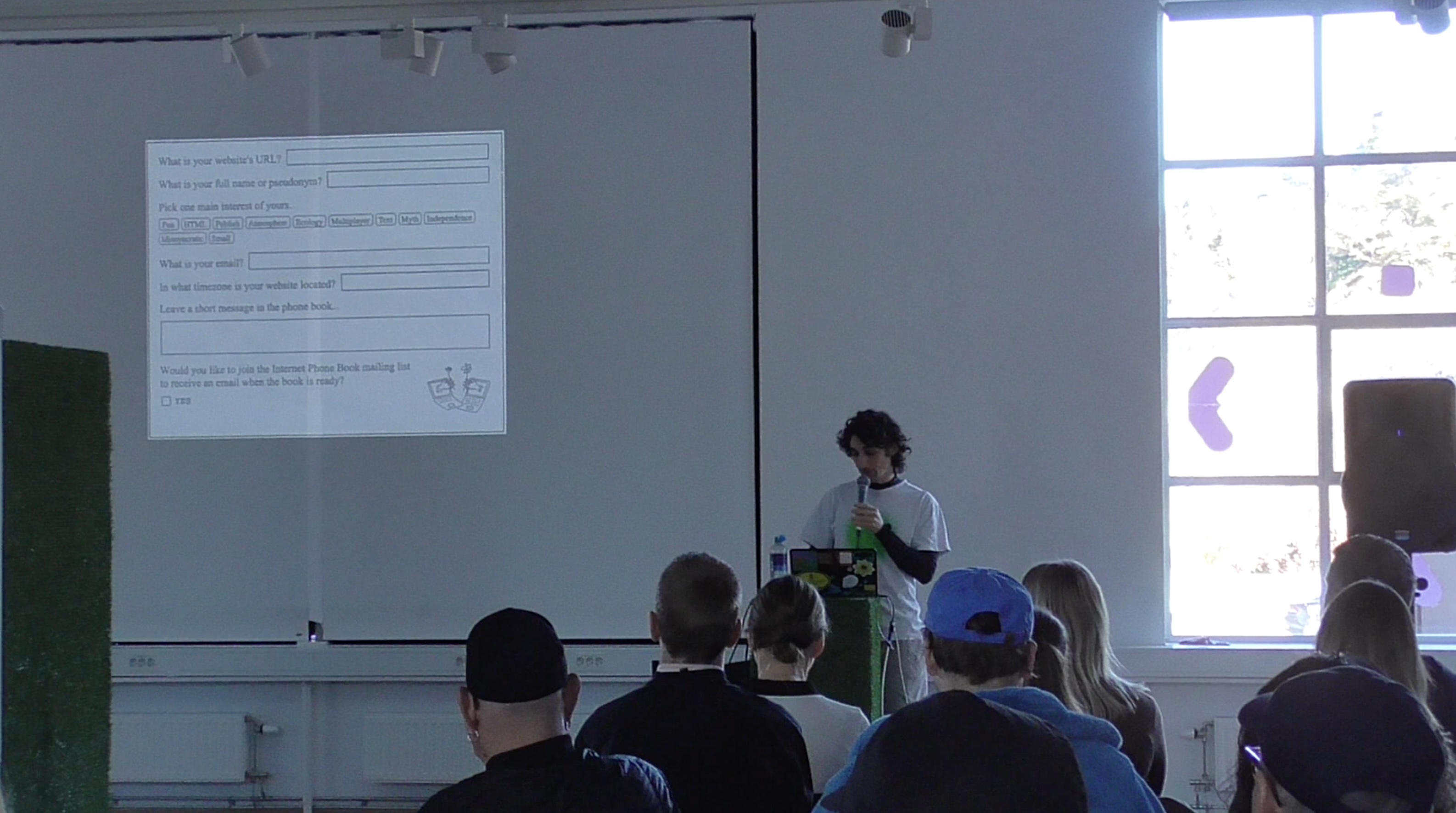 Internet Phone Book at Beckmans College of Design